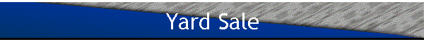 Yard Sale